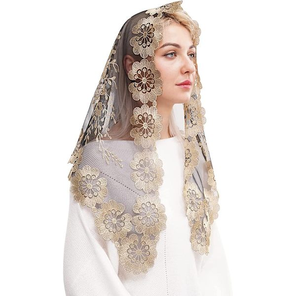 Rosa Spansk Stil Blonde Mantilla Dame Bryllup Hodeplagg Kirkeklede pink