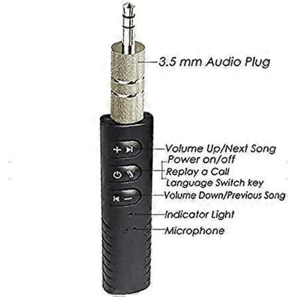 Handsfree musiikkiäänivastaanotinadapteri auton AUX-sarja langattomat Bluetooth-sarjat Bluetooth-liitäntä autosarja kuulokevahvistimelle autostereolle