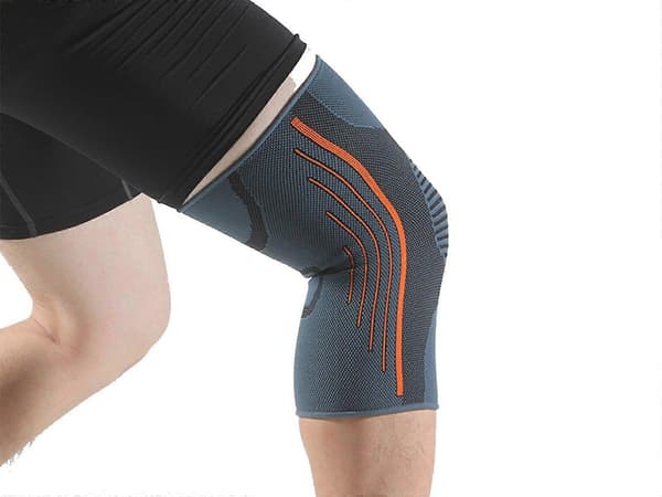 Par Knäskydd Sport Knäskydd Knäskydd M Storlek Grå