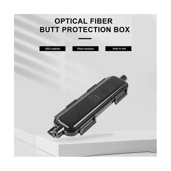 10 st Optisk Fiber Skyddsbox Drop Kabel Skyddsbox FTTH SC Adapter Typ Vattentät Skydd