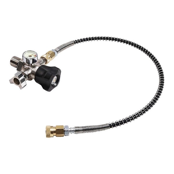 M18X1.5 Gevind 4500Psi SCBA Ventil Regulator Fyldestation Slange til PCP Lufttank