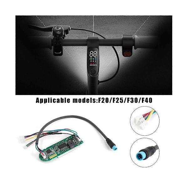 Instrumentpanel Displayenhet för F20 F25 F30 F40 Elscooter Controller Instrumentbräda Displaydelar