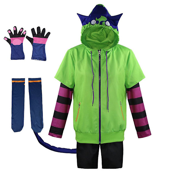 Sk8 The Infinity Cosplay Kostym Anime Miya Komplett Set Uniform Hoodie Shorts Outfits Anime Kostym Rollspel Uniform Komplett Set Sk8 The Infinity Cosplay Outfit S
