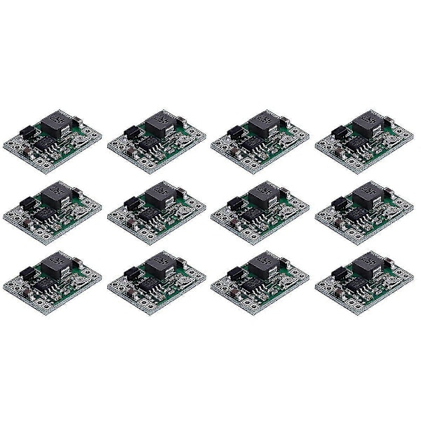12st Mp1584 DC-DC Strömförsörjningsmodul 3A Justerbar Buck Converter För Ersättning Lm2596 24V 12V 5V 3