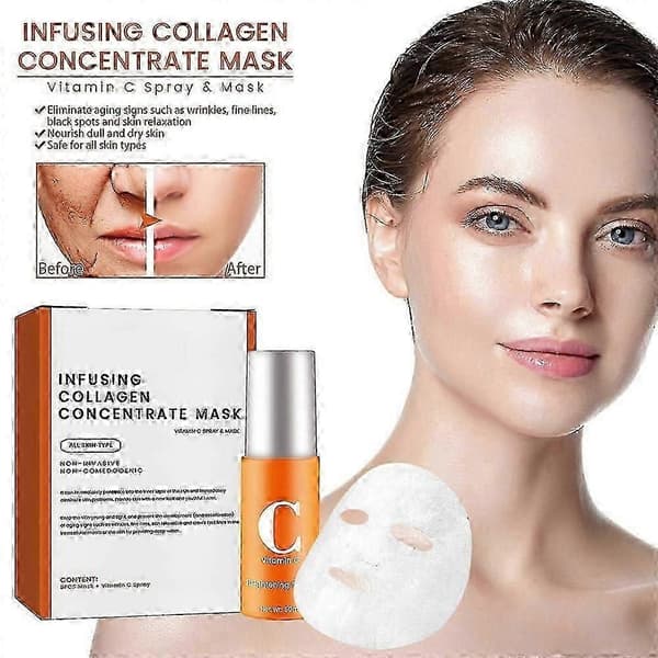 3-pack kollagen anti-aging mask