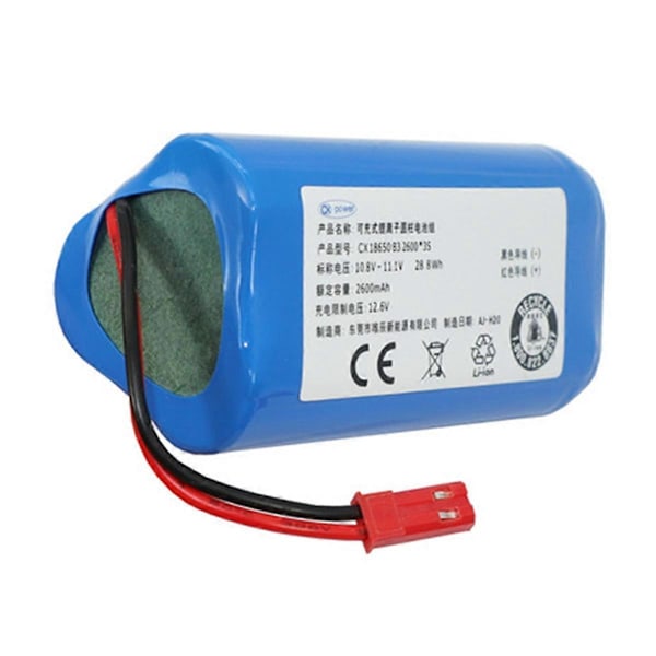 11.1V 2600mAh Nytt Li-Ion Batteri Uppladdningsbart Paket för Robotdammsugare V1 X3 V3 V5 X5 V5S CW310 CEN250