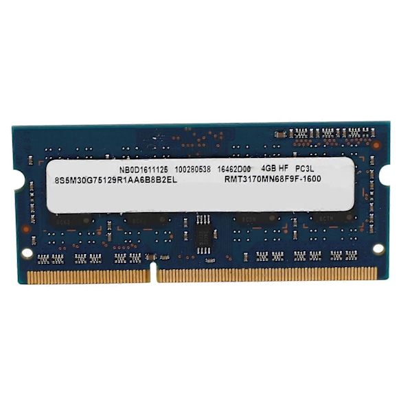 DDR3L 4GB 1600Mhz Laptop Ram Hukommelse PC3-12800 1.35V SODIMM 204Pins DDR3 Notebook RAM