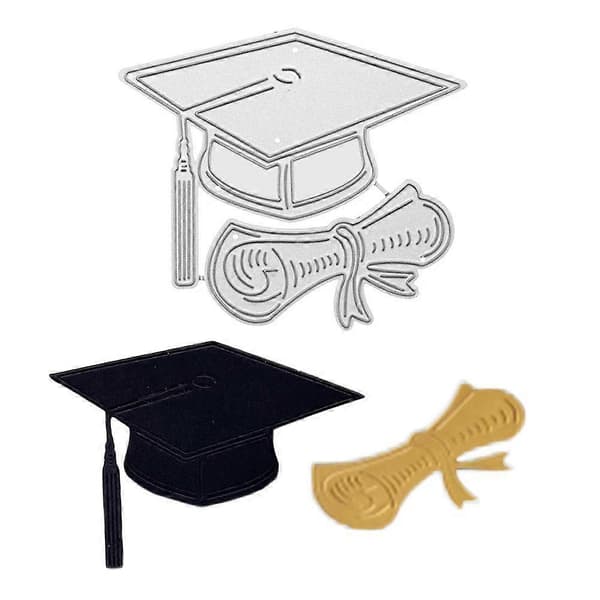 Studenterhue Certifikat Metal Skærestencils Til Gør-det-selv