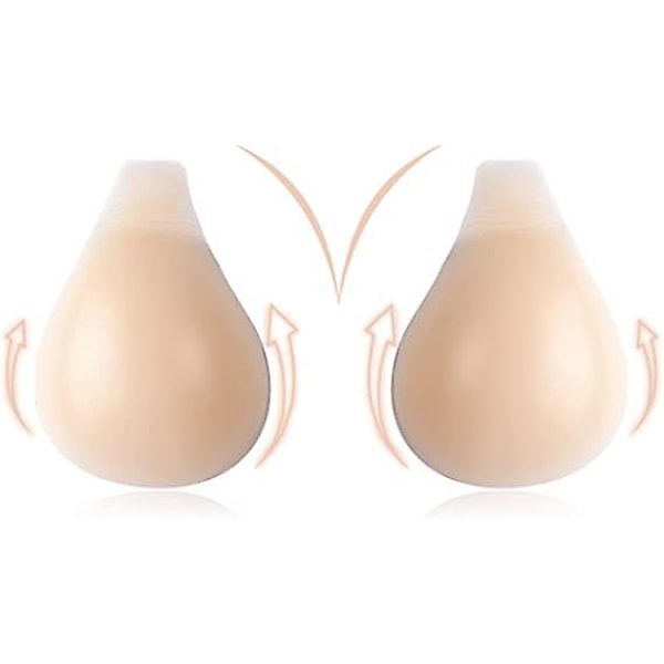 Silikon Stroppeløs Selvklebende BH, Xl Usynlig Camisole BH, Gjenbrukbar Push Up Bryllups Camisole BH