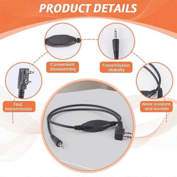 APRS-K1 Kabel Audio Interface Kabel til /// Android(APRSDroid)-IOS (APRSpro)