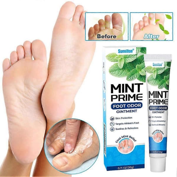 Mint Cool Foot Cream Deep Cooling Powerful Antibacterial Odor Removal