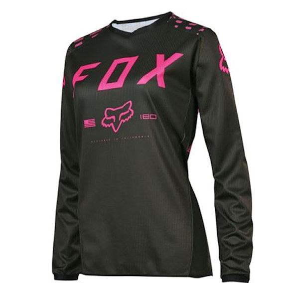 Sommer FOX langærmet udendørs sports åndbar langærmet T-shirt til kvinder M
