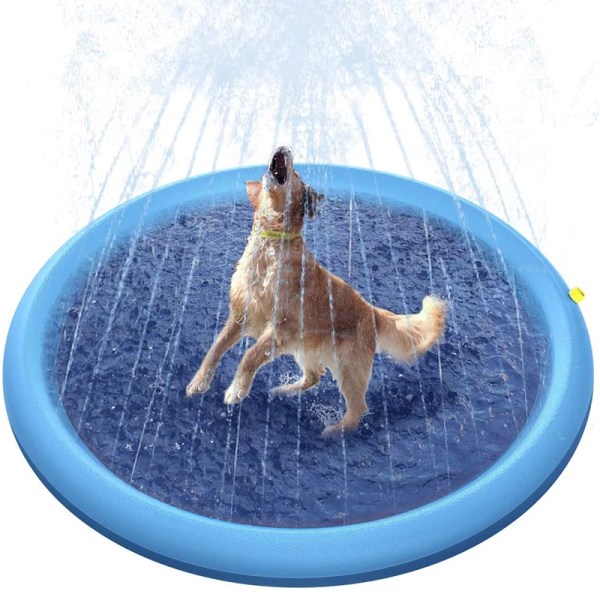 Lasten Sprinklerimatto Leikkimatto Jäähdytysmatto Uima-allas Puhallettava 150x150cm