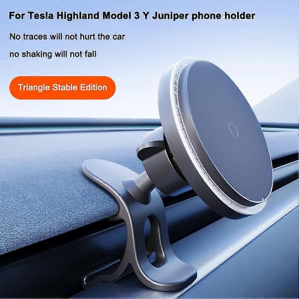 Suitable for Tesla Model Y3 Mobile Phone Holder with Magnetic Suction Function A