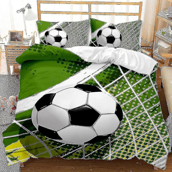 Sport Fotboll Påslakan Hemtextil Tredelat Sängklädesset H C 140*210two-piece set