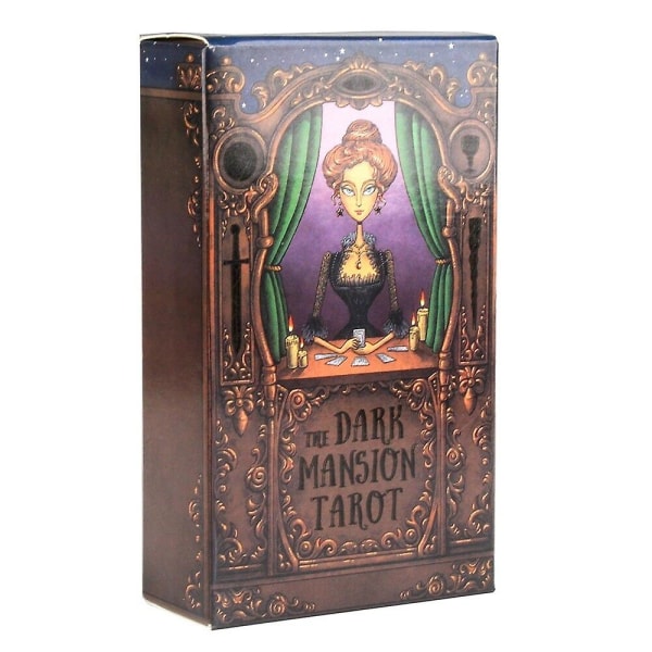Wizards tarotkort engelsk læs skæbnebrætspil orakelkort spillekortspil til fest personlig underholdning Clear