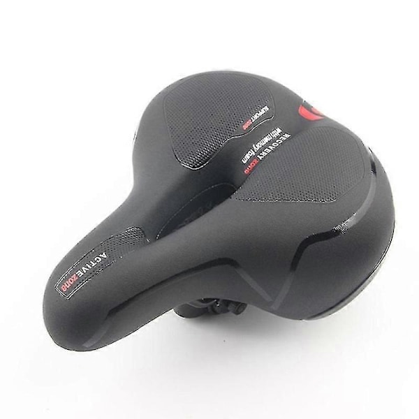 Komfortcykel, bred cykelsadel udskiftning memory foam polstret blød cykelpude med absorberende Boris