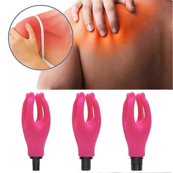 Massage Gun Accessory Replacement Head Interchangeable Muscle Massager Attachment Svart12 13mm