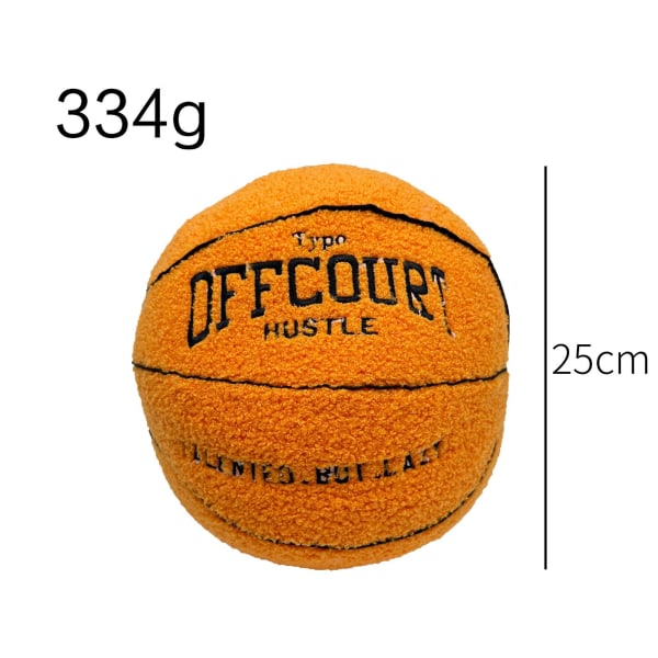 offcourt koripallo tyyny koripallo pehmo tyyny pehmo nukke orange 25cm