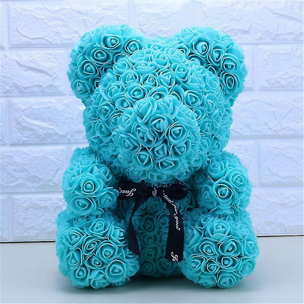 Presentförpackning för Rose Bear Konstgjord Rose Teddybjörn Blombjörn Cutepurple