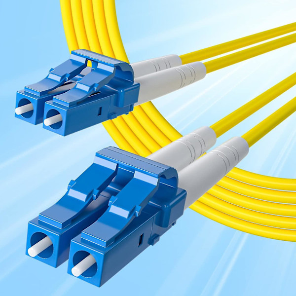 Lc-lc Smf Duplex Fiber Optisk Patch Kabel, 1-meter (3.3-ft)