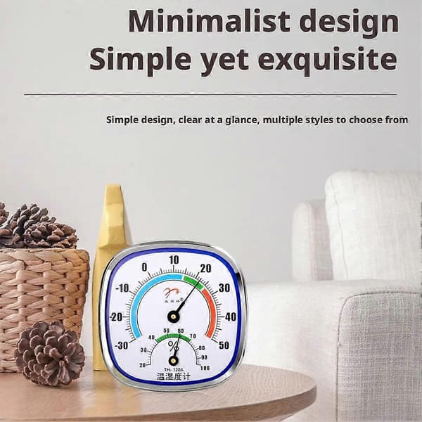 Väggmonterad termometer hygrometer inomhustemperaturfuktighetsmätare