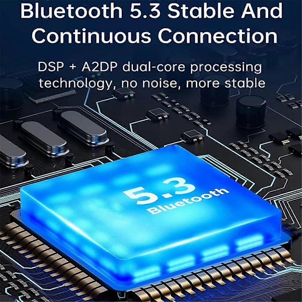 Bluetooth 5.3 FM-sender biladapter, PD30W & QC3.0 trådløs FM-radiosender til bil med luftventilinstallation