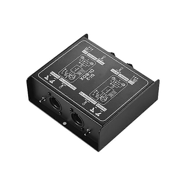 DI-2 Audio Isolator Passiv Audio DI Boks Audio Støjreduktion Guitar Isolator Modstand Anti-Støj