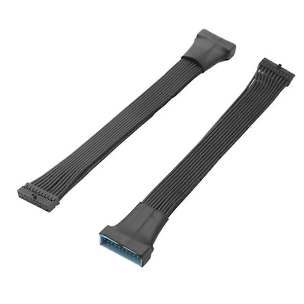 10 kpl/erä 12 cm Emolevyn USB3.0 20-nastainen naarasliitin USB 3.0 20-nastaiseen urosliittimeen jatkojohto