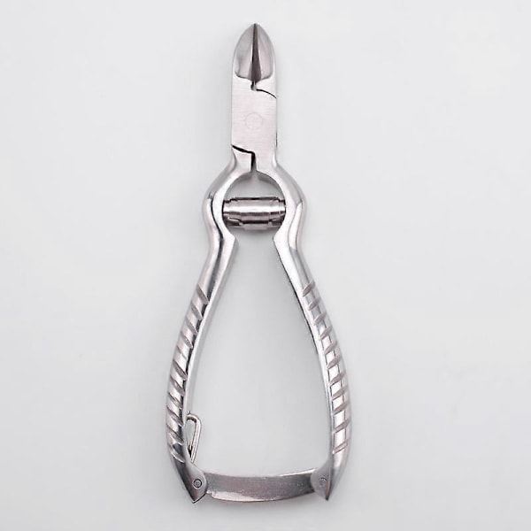 Stor Kraftig Tånagelklippare för Tjocka Tånaglar, Manikyr & Pedikyr, Dubbel Fjäder. Superskarp Trimmer Böjd Rostfri Stål 20mm Blad