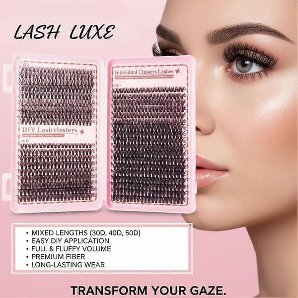 Falsk øjenvippeforlængersæt - 30D 50D 100D Mix Lash Set 30D+40D+50D 1set