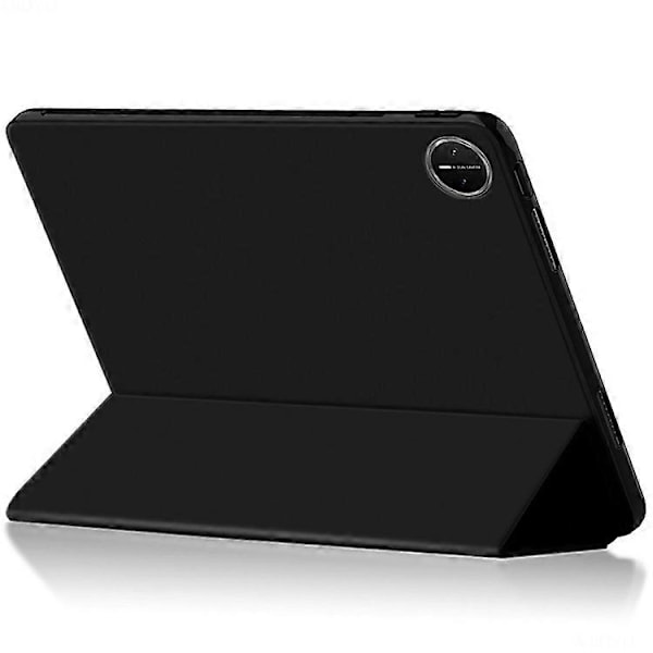 Kompatibelt fodral för Huawei MatePad Pro 13.2 (2025) PU Läder TPU Baksida Trefaldigt Ställ Tablet Skydd Black