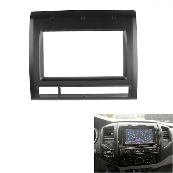 2Din Bilradio Facia til 05-13 DVD Stereo Rammeplade Adapter Montering Instrumentbræt Installation Bezel Tri