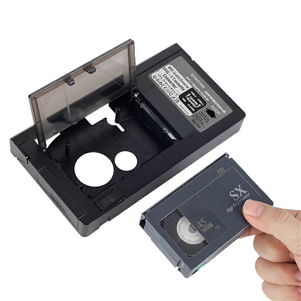 -C Kassetteadapter til RCA til -C SVHS Kassetteadapter Ikke til 8mm/MiniDV/Hi8