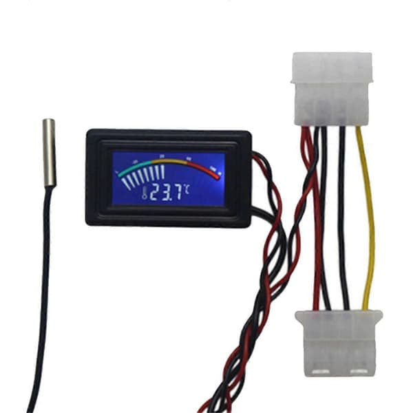 DC4-25V Digital Termometer Metallprob C/F USB Temperaturtestare
