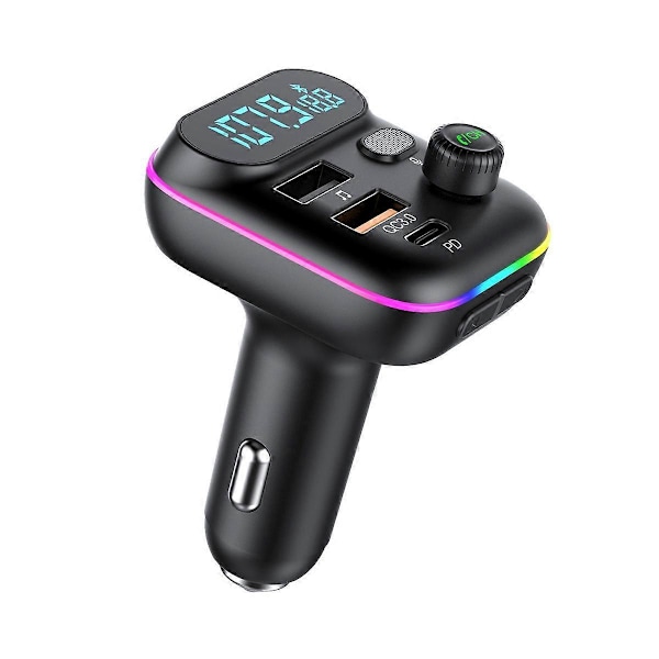 T70 Auton Bluetooth MP3-soitin FM-lähetin Universaali Nopea USB-laturi Autotarvikkeet