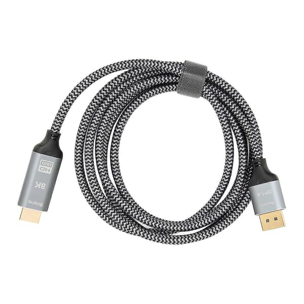 DisplayPort 1.4 til HDMI 2.1 Adapterkabel 8K Hann til Hunn