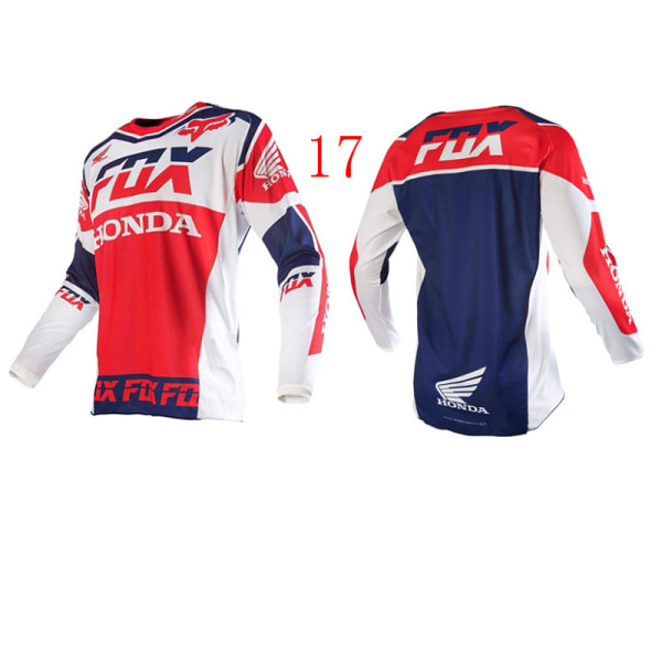 Sommer FOX downhill cykelbeklædning til mænd, hurtigtørrende åndbar langærmet T-shirt L