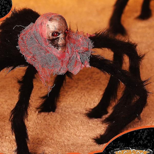 1 stk. Halloween Gigantisk Edderkopp Spøkelseshus Dekorasjoner Propsred bd