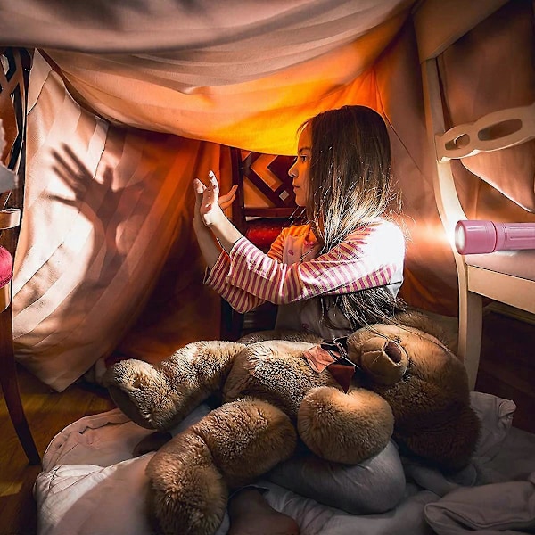 12 Mini LED-ficklampor för utomhuscamping och nödsituationer