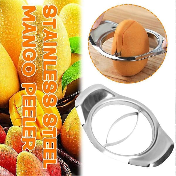 Multifunksjonell Mango Skreller i Rustfritt Stål Mango Splitter Grønnsaksverktøy
