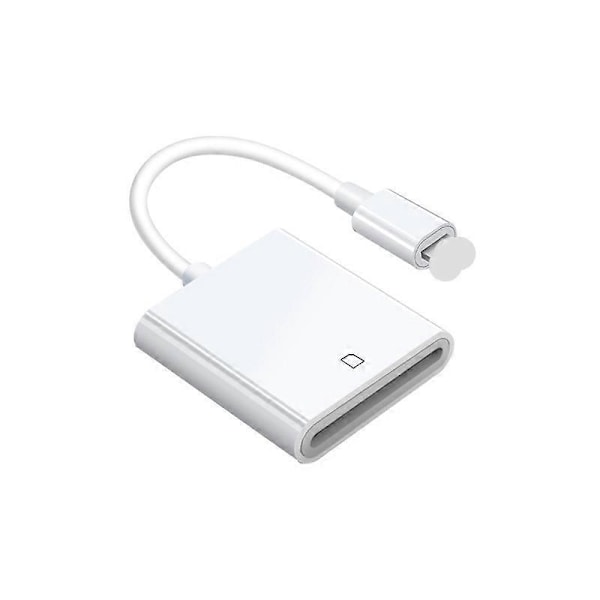 Til Apple telefon SD-kortlæser 2-i-1 SD/TF kamera OTG hukommelseskort adapterkabel