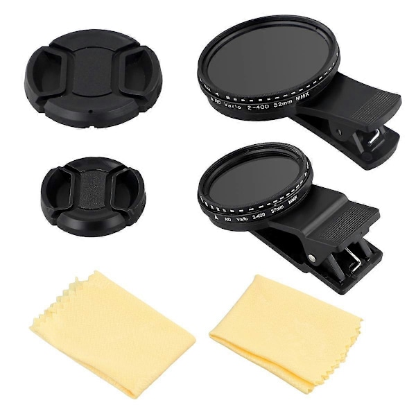 37mm 52mm Telefon Linse Filter med Klips til Smartphone Universal ND2-400 Variabelt Filter til Mobil P