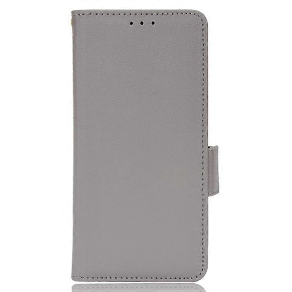 Kompatibel med Asus ROG Phone 5 / ROG Phone 5s / ZS676KS / ZS673KS Litchi Tekstur PU Læder Telefon Cover Magnetisk Lukning Wallet St Grey
