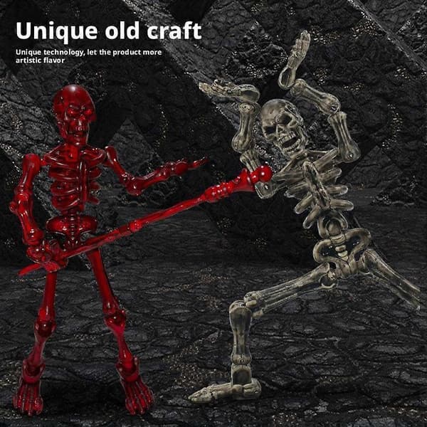 Skeleton Doll Toy, Multi-jointed Movable Skeleton Decor Vit