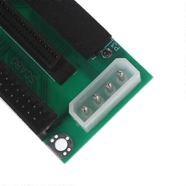 SCSI 80-pin til 68-pin til 50-pin adapterkort for dataoverføring for Mini PC