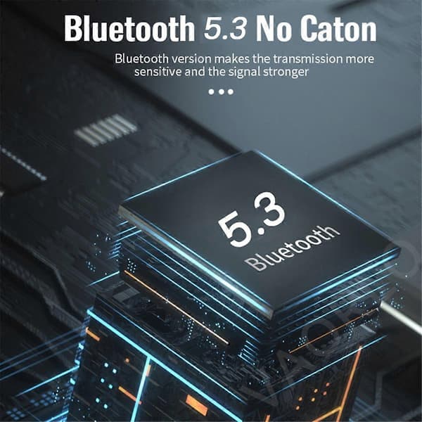 Bluetooth 5.3 Audio Receiver NFC USB U Disk RCA 3.5mm AUX USB Stereo Musikk Trådløs Adapter for Bil