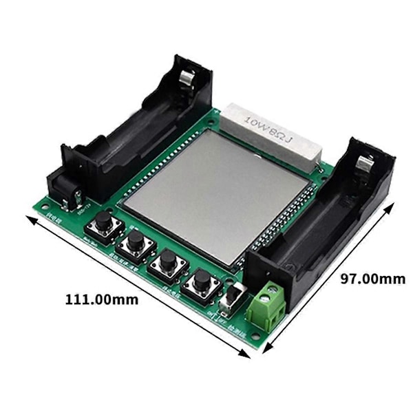 Real Capacity Tester 18650 Litiumbatteri Ah Lasttestare Modul Digital Hög Precision Multi-Funct