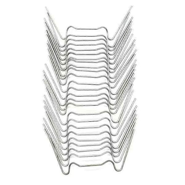 Rustfritt stål W Type Hage Tråd Drivhus Glass Clips Drivhuspleie Grønt Hus Tilbehør