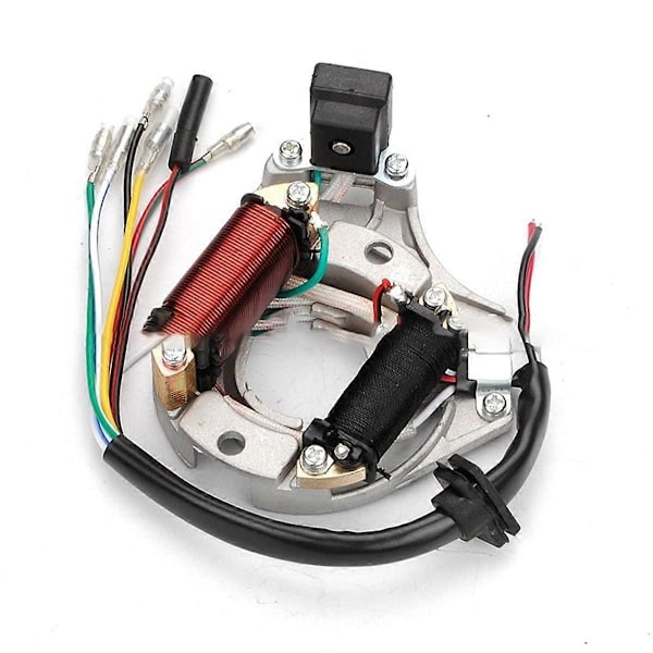 AC Stator 2 Spole Tændingsmagnetplade til 50cc 70cc 90cc 110cc 125cc Sunl ATV Firehjuler CDI